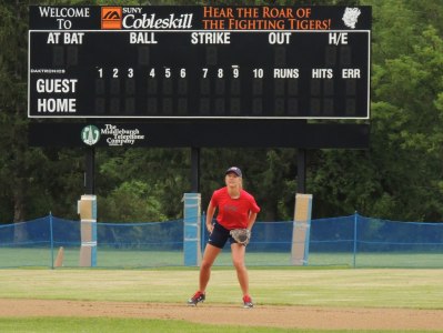 USA Baseball on field at SUNY Cobleskill